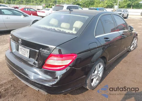 2011 Mercedes-Benz C 300 Luxury 4Matic/Sport 4Matic from USA, damaged, VIN WDDGF8BB9BR148470